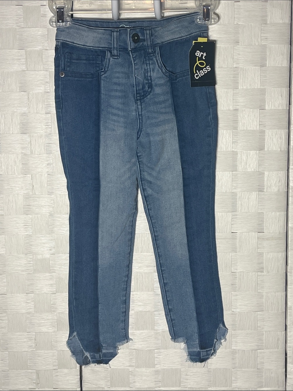 art class Two-Tone Blue High-Rise Ankle Skinny Jeans
